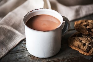 Chocolate caliente de almendras