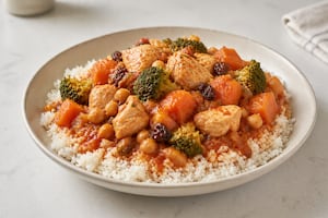 Estofado de pollo marroquí