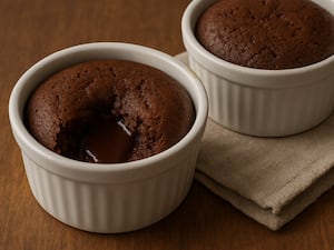 Soufflé de chocolate sin azúcar