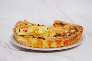 Tarta de verduras asadas