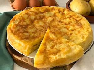 Tortilla de papa seca