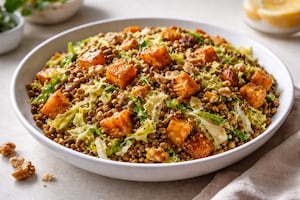 Ensalada tibia antioxidante