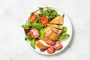 Pechuga de pollo en freidora de aire