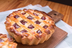 Pastafrola de membrillo en freidora de aire