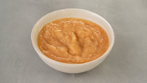 Mousse de manzanas sin azúcar
