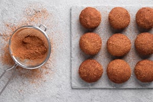 Trufas keto de chocolate