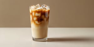 Café moca frío de almendras