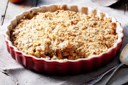crumble de manzana