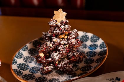 Árbol de navidad de chocolate