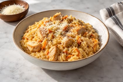 Arroz amarillo con pollo