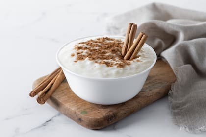Arroz con leche.