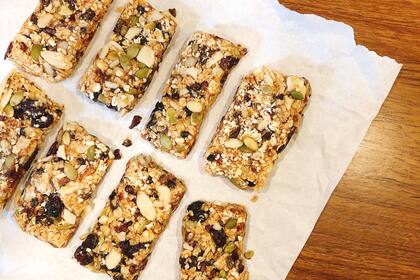 Barritas de cereal saludables