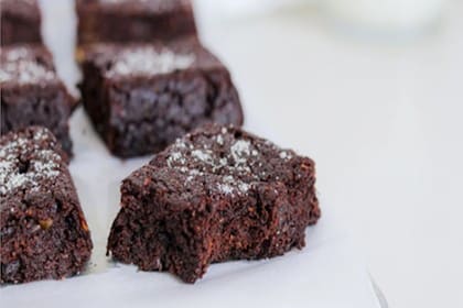 Brownies sin harina y sin azúcar