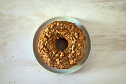 Budín de avena con manzana