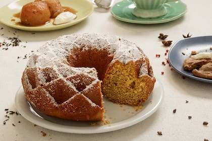 Budín de té chai, creado por la tea blender Mariana Mangiarotti de @luwante