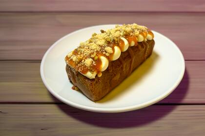 Carrot Cake con salsa toffee y crumble