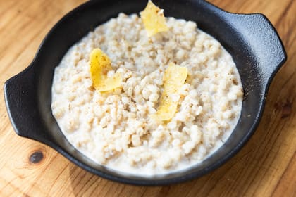 Cebada con leche y cebada