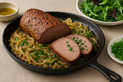 Colita de cuadril encebollada