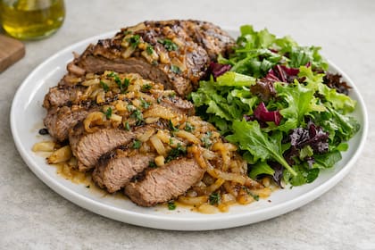 Colita de cuadril encebollada