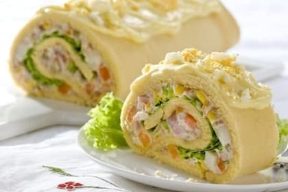 El pionono es un aliado de las fiestas, recetas con berenjenas, con fiambres y hasta vegetarianos.