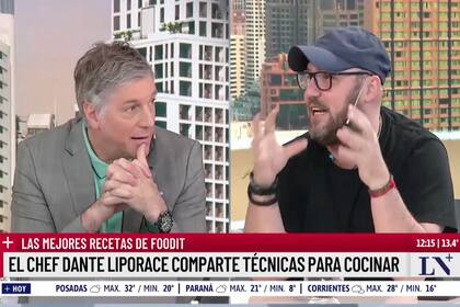 El reconocido chef Dante Liporace dialogó con Horacio Cabak en LN+ y compartió algunos tips para cocinar en casa