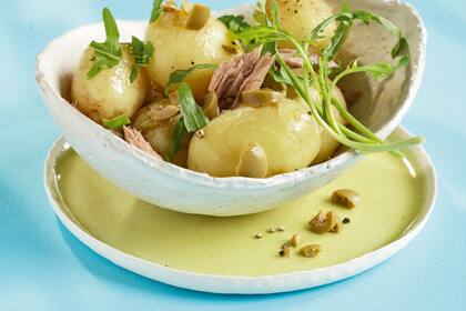 Ensalada de papines con atún