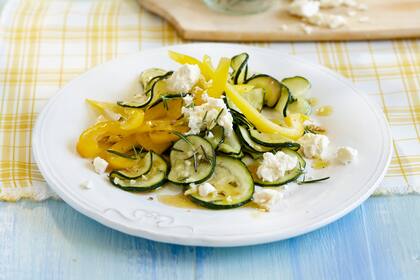 Ensalada tibia de zucchini