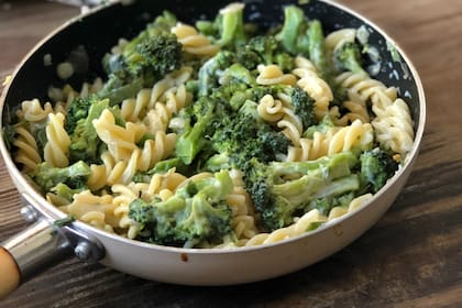 Fideos con brócoli