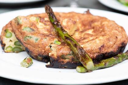 Frittata de espárragos