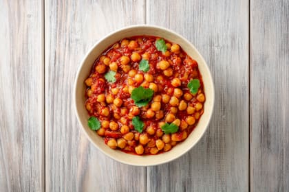 Garbanzos al curry