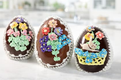 Glasé para decorar huevos de Pascua
