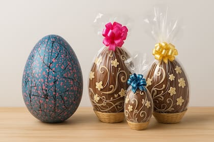 Huevos de Pascua (imagen creada con IA)