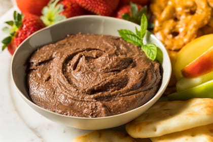 Hummus dulce de chocolate