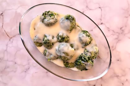 Malfatti de espinaca sin gluten
