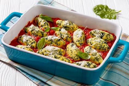 Malfatti de ricota y espinaca