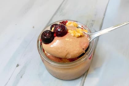 Mousse de chocolate saludable