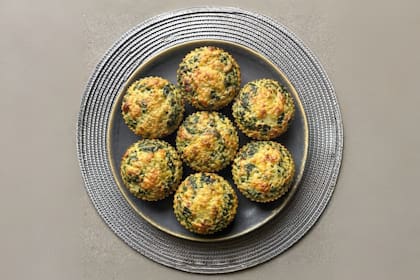 Muffins de espinaca y queso