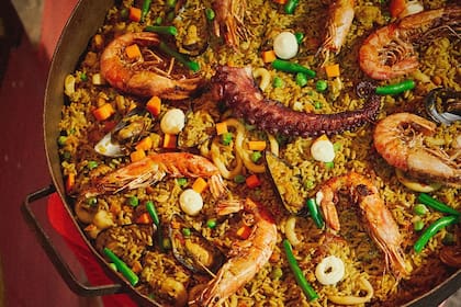 Paella marinera