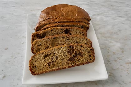Pan sin gluten de pasas y nueces