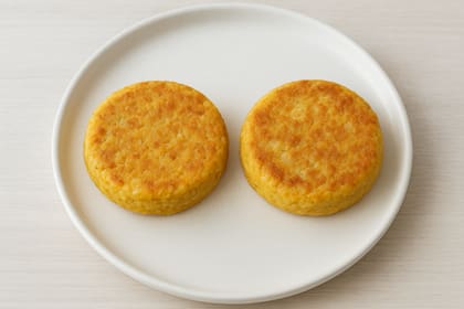 Pancakes salados de garbanzos