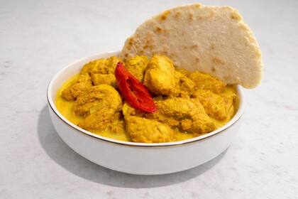 Pollo al curry de coco
