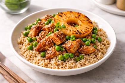 Pollo estilo teriyaki