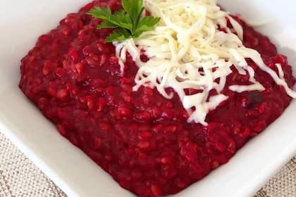 Risotto de remolacha