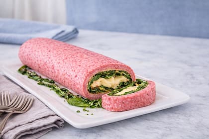 Roll de remolacha en sartén