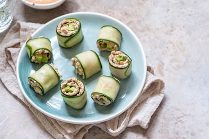 Rollitos de pepino