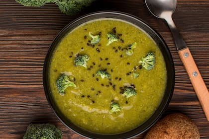 Sopa crema de brócoli