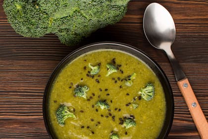 Sopa crema de brócoli