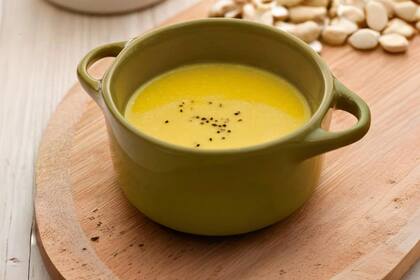 Sopa crema de calabaza y jengibre