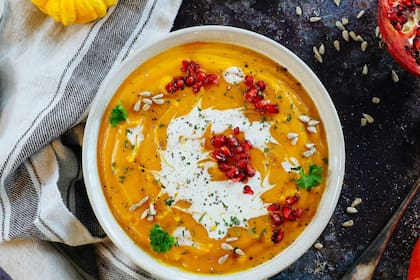 Sopa de Calabaza con Garam Masala