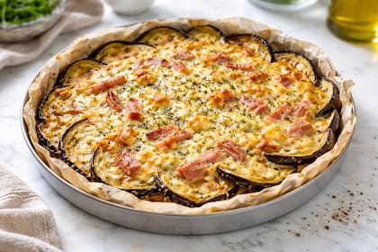 Tarta de berenjena sin gluten